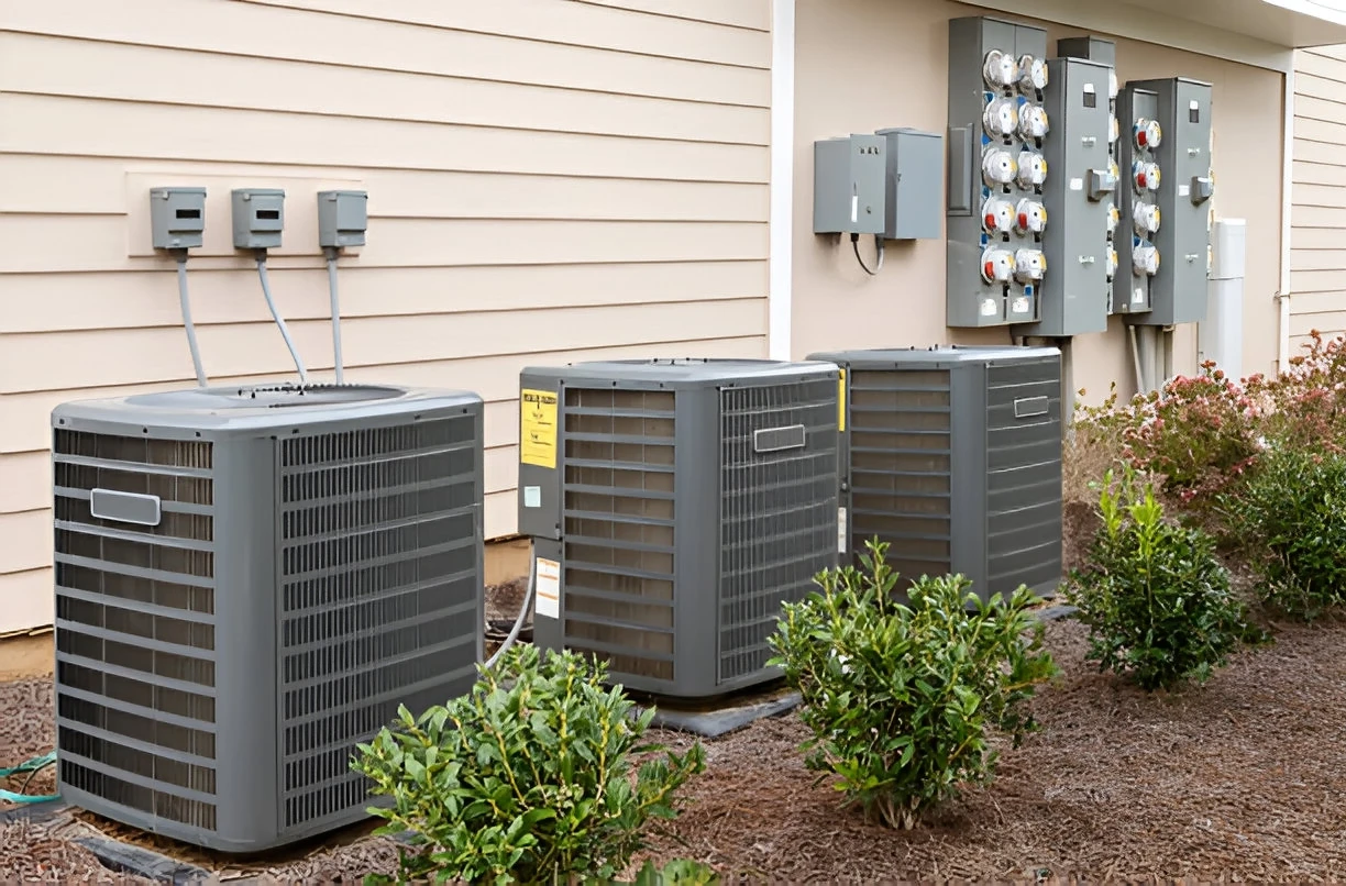 hvac units outside home